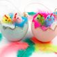 EASTER PASTEL CHICKS W CLIPS 4PCS
