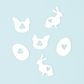 EASTER ASSORTED WOOD SHAPES WHITE 18PCS