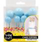 CAKE TOPPER BALLS BABY BLUE 10PCS