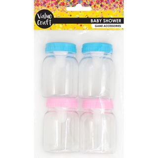 BABY SHOWER MINI BABY BOTTLES 4PCS