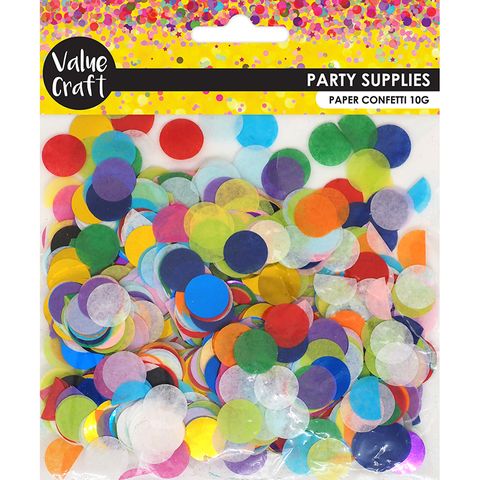 PAPER CONFETTI W GOLD MULTI 10G