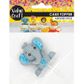 CAKE TOPPER PLASTICINE ELEPHANT 1PC