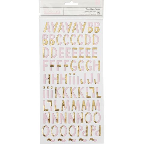 THICKR CHBOARD FOIL PINK GOLD ALPHA