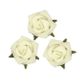 Flower Foam Rose Hd 30Mm White 15Pcs