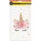 PAPER LOOT BAGS W STICKERS UNICORN 8PCS