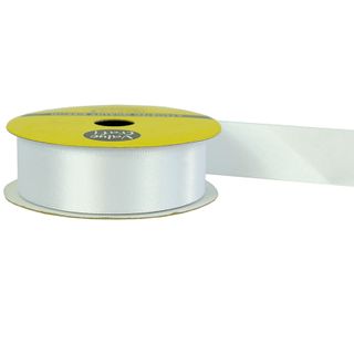 Ribbon Satin White 22Mm X 3Metres 1Pc