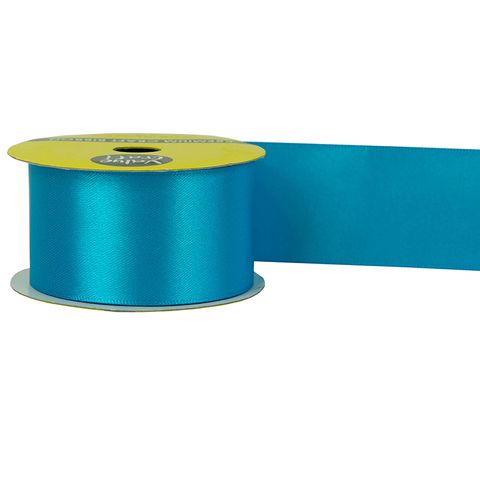 RIB 38MM POLYESTER SATIN TURQUOISE 3M