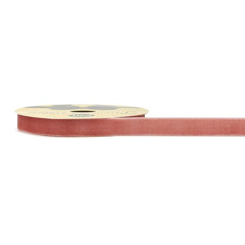 RIB 10MM VELVET ROSE 3M