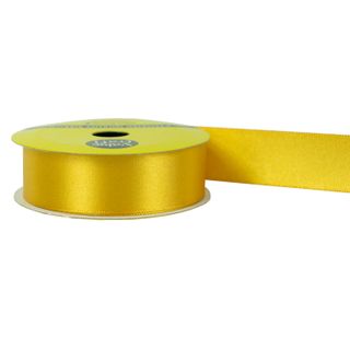 RIB 22MM POLYESTER SATIN GOLD 3M