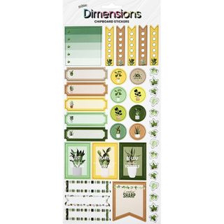 DIMENSIONS STICK LABEL PLANT LIFE