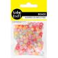 ALPHABET ROUND PASTEL BEADS MULTI 25G