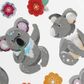 STICKERS FOIL KOALAS 1SH