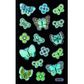 STICKERS GLOW IN THE DARK BUTTERFLY 1SH