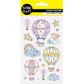 Stickers Crystal Dots Hot Air Baloon 1Sh