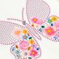 STICKERS CRYSTAL DOTS BUTTERFLIES 1SH