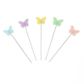 Dressmaking Butterfly Pins Pastel 50Pc