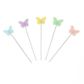 DRESSMAKING BUTTERFLY PINS PASTEL 50PCS