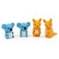 MINI NOVELTY AUSTRALIAN ERASERS 4PCS