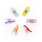 Plastic Mini Clips Assorted 6Pc