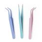 JF CRAFT TWEEZERS ASSORTED 3PCS