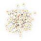 NUMERICAL ROUND WHITE BEADS GOLD 20G