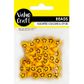 SMILEY FACE PLASTIC ROUND BEADS 15G