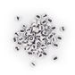 NUMERICAL ROUND WHITE BEADS BLACK 20G