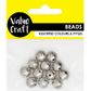 DISCO BALL BEAD 12MM SILVER 12PCS