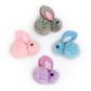 Bunny Pom Pom Embellishments Asst 4Pc