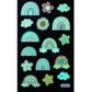 Stickers Glow In The Dark Rainbows 1Sh