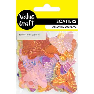 CRAFT SCATTERS BUTTERFLY HOLOGRAPHIC 20G