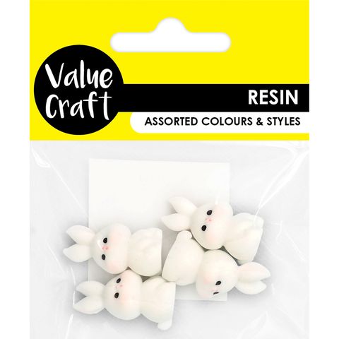 RESIN MINI RABBITS 4PCS