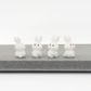 RESIN MINI RABBITS 4PCS