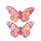 CRAFT BUTTERFLIES PINK 2PC