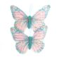 CRAFT BUTTERFLIES BLUE PINK 2PC