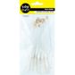 FEATHERS GOOSE W GOLD TIP WHITE 12PC