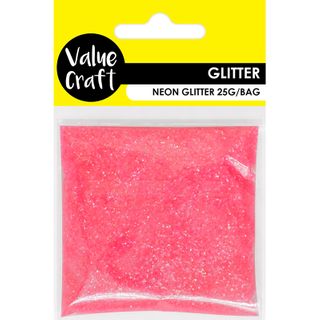 CRAFT GLITTER NEON PINK 25G