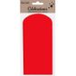 XMAS ENVELOPES 8.8x16.5CM RED 5PCS