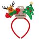 XMAS SPRING HEADBAND TREE REINDEER 1PC