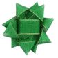 XMAS BOW 9.5CM GRN METALLIC 1PC