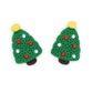 XMAS MINI POLYMER CLAY TREES 5PCS