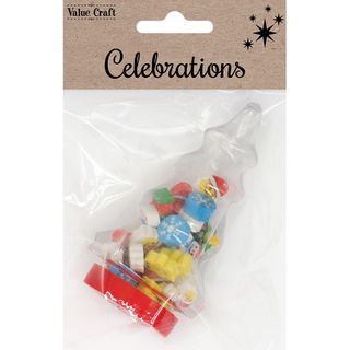 XMAS MINI ERASERS IN TREE 1PC