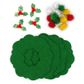 XMAS FELT WREATH CRAFT KIT 20PCS