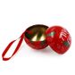 XMAS HANGING BAUBLE TIN TREES 1PC