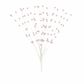 Flower Pearl Spray 18Head Baby Pink