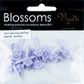 Flower Satin Rose with Bow 10mm Lavender