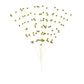 Flower Pearl Spray 18Head Gold 1Bunch