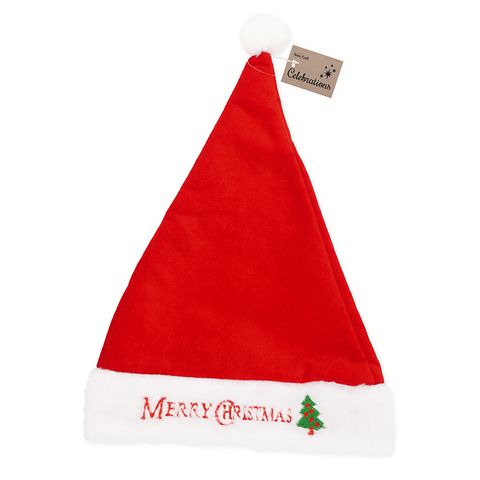 XMAS SANTA HAT MERRY CHRISTMAS 1PC