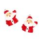 XMAS MINI RESIN WAVING SANTA 2PCS