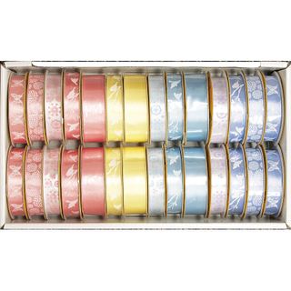 Pastel Flora Ribbon Mix 28 Rolls